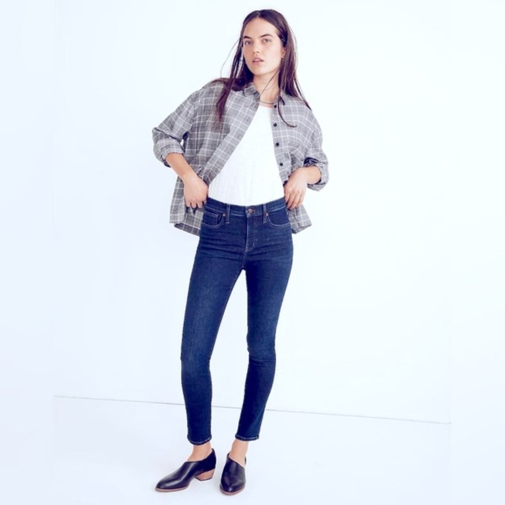 Madewell 9" Mid-Rise Skinny Jeans TENCEL™ Denim Edition Size 28